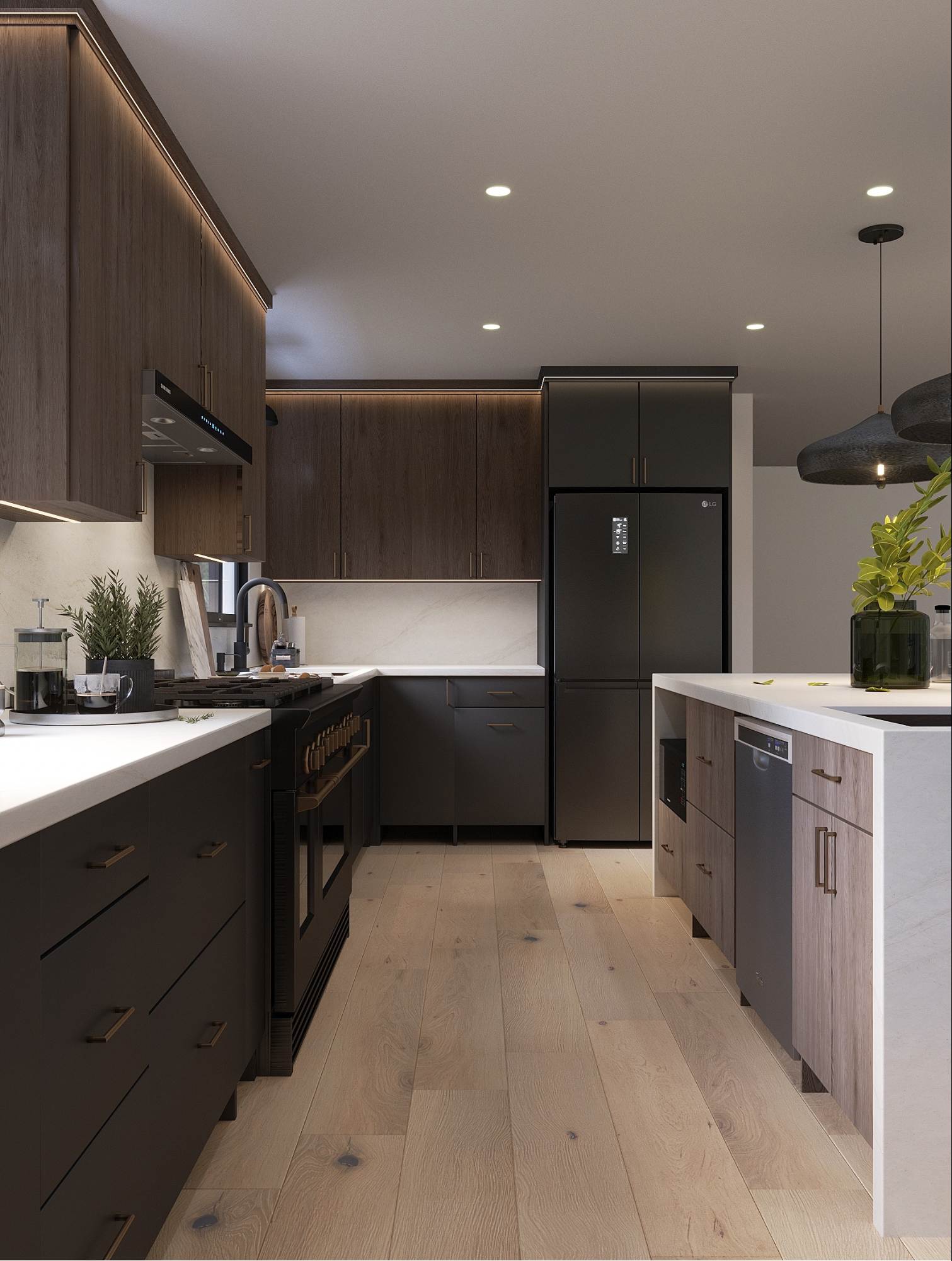 Kitchen workspace and storage